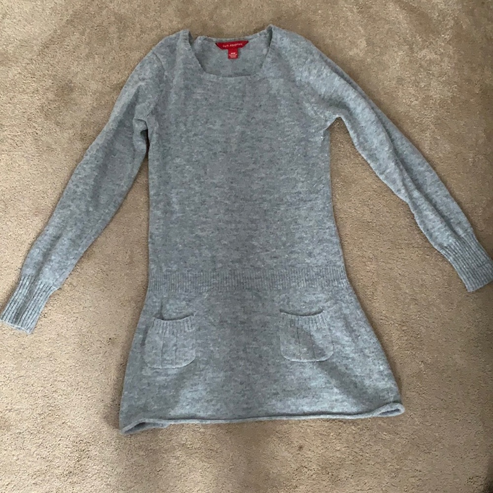 Bum grey sweater tunic